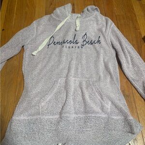 Ocean Drive Women's Purple Cowl Neck Sweater